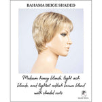 Load image into Gallery viewer, Barletta Hi Mono by Ellen Wille in Bahama Beige Shaded-Medium honey blonde, light ash blonde, and lightest reddish brown blend with shaded roots
