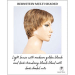 Load image into Gallery viewer, Barletta Hi Mono by Ellen Wille in Bernstein Multi Shaded-Light brown with medium golden blonde and dark strawberry blonde blend with dark shaded roots
