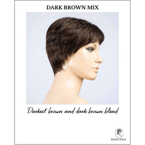 Barletta Hi Mono by Ellen Wille in Dark Brown Mix-Darkest brown and dark brown blend
