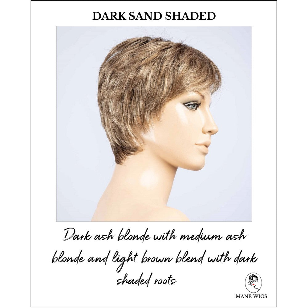 Barletta Hi Mono by Ellen Wille in Dark Sand Shaded-Dark ash blonde with medium ash blonde and light brown blend with dark shaded roots