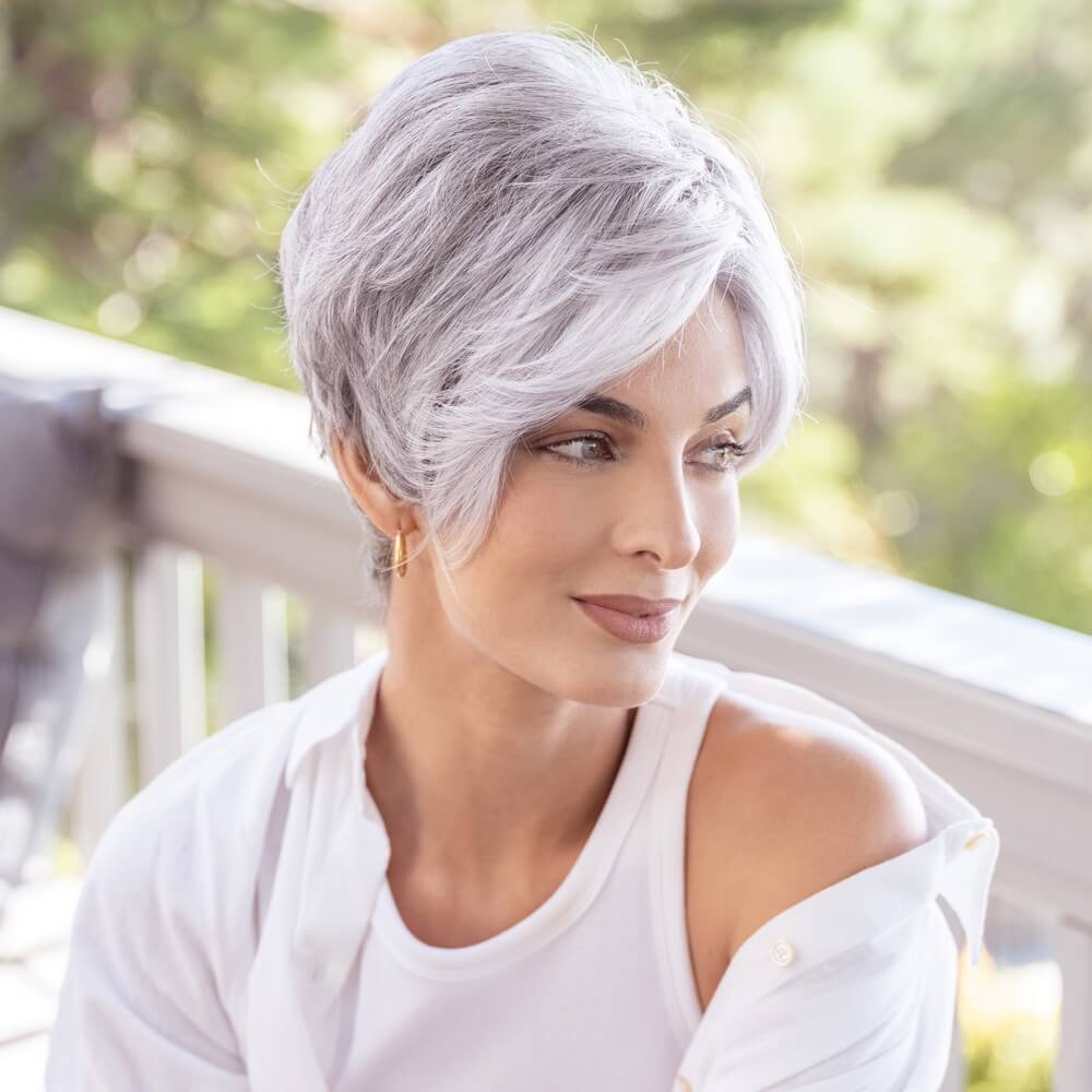 Bay by Amore wig in Silver Stone Image 1