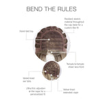 Load image into Gallery viewer, Bend The Rules Cap Construction

