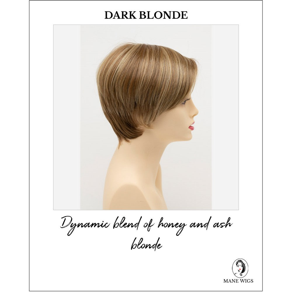 Billie wig by Envy in Dark Blonde-Dynamic blend of honey and ash blonde