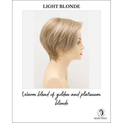 Billie wig by Envy in Light Blonde-Warm blend of golden and platinum blonde