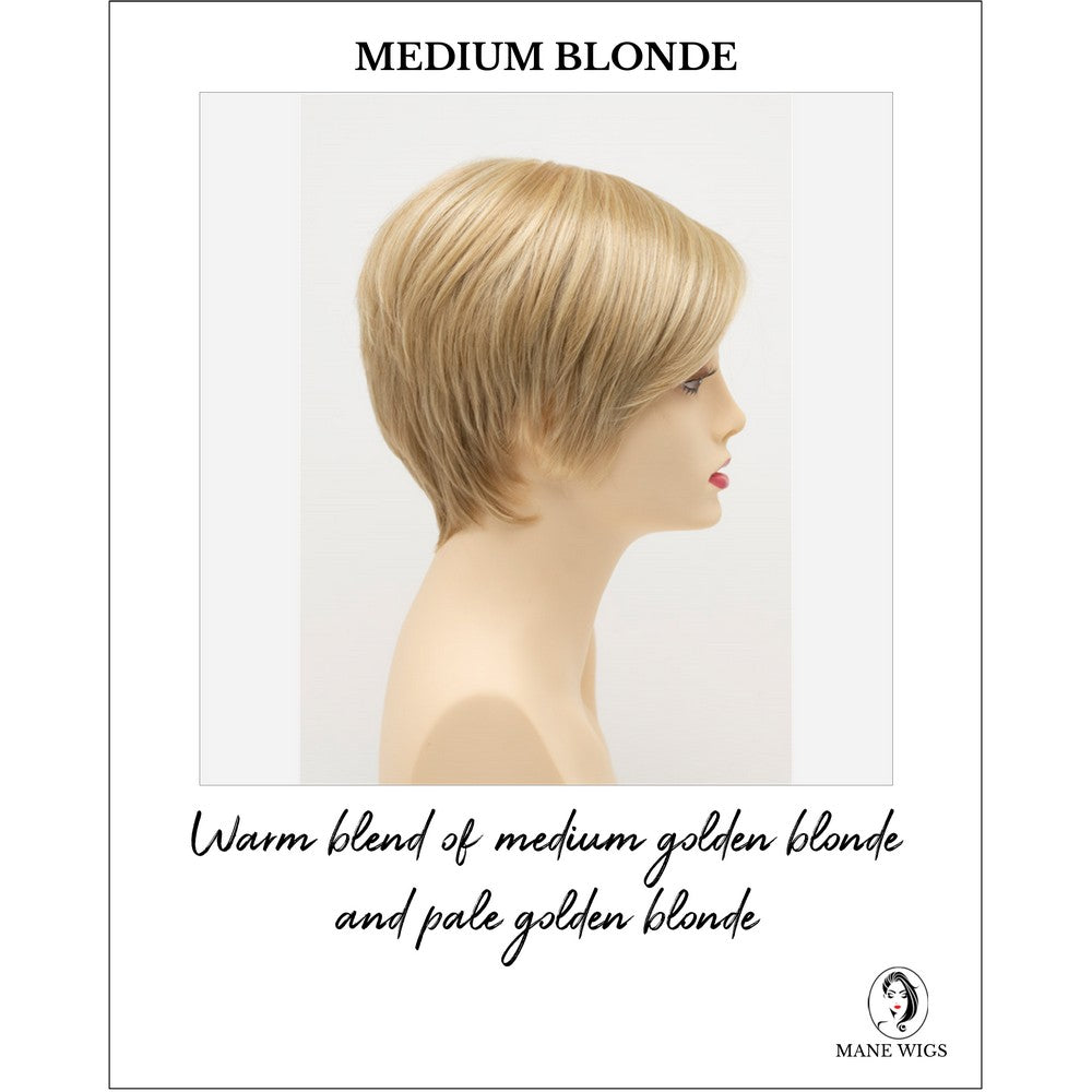 Billie wig by Envy in Medium Blonde-Warm blend of medium golden blonde and pale golden blonde