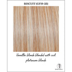 Load image into Gallery viewer, Biscuit (GF19-23)-Vanilla blonde blended with cool platinum blonde
