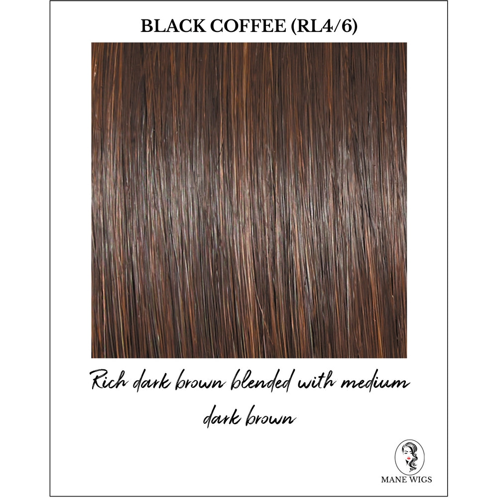 Black Coffee (RL4/6)-Rich dark brown blended with medium dark brown