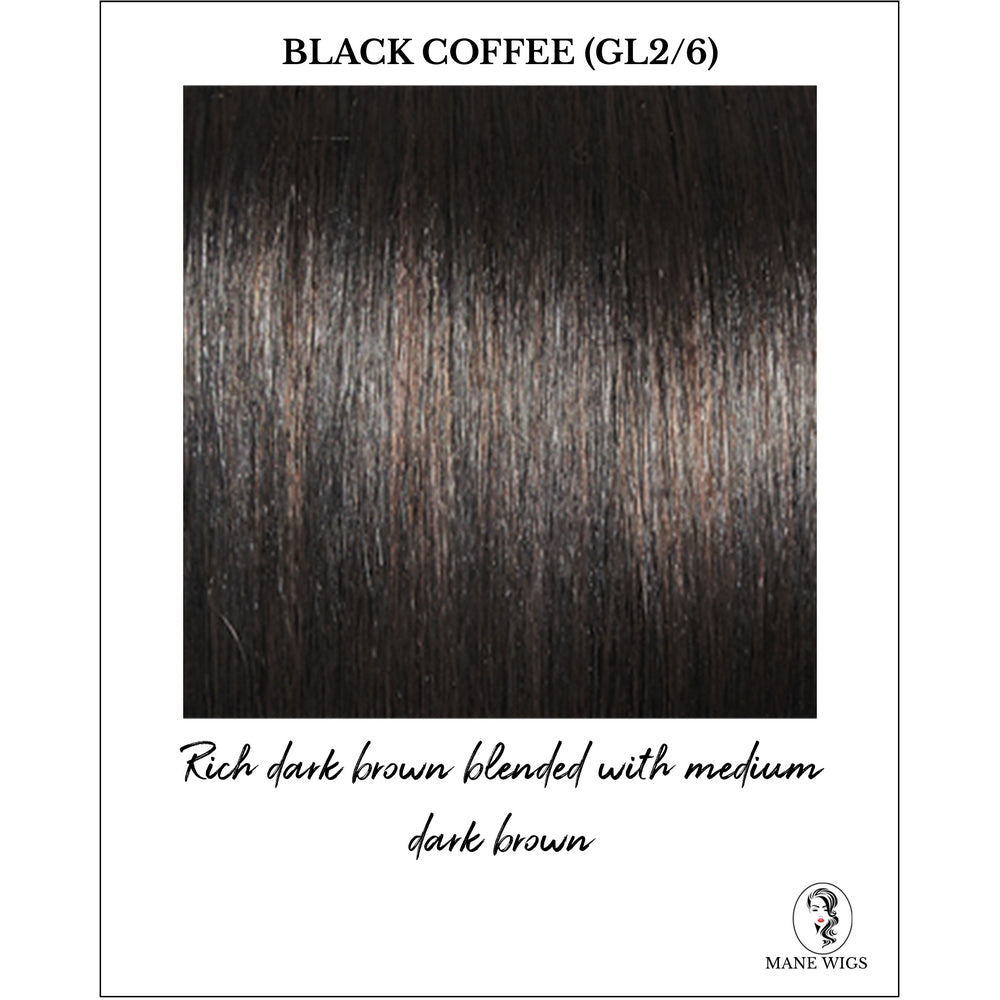 Black Coffee (GL2/6)-Rich dark brown blended with medium dark brown