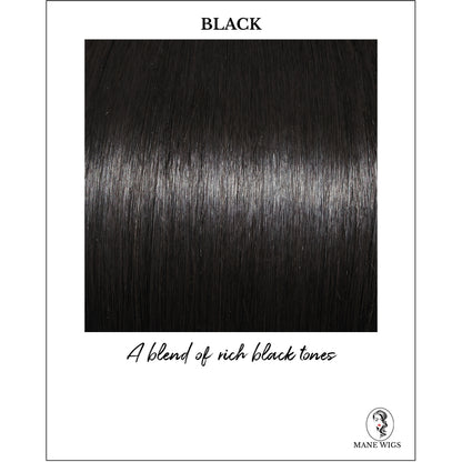 Black-A blend of rich black tones