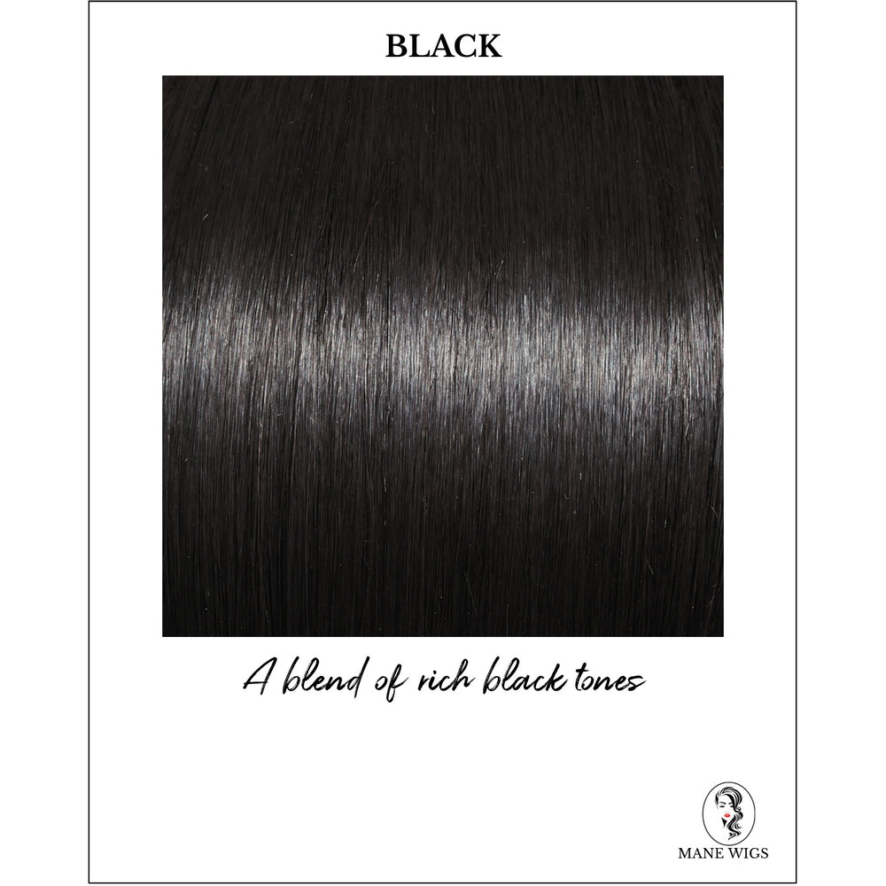 Black-A blend of rich black tones