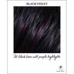 Load image into Gallery viewer, Black Violet-Jet black base with purple highlights
