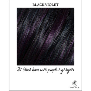 Black Violet-Jet black base with purple highlights
