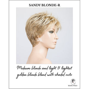 Bliss by Ellen Wille in Sandy Blonde-R-Medium blonde and light & lightest golden blonde blend with shaded roots