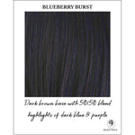 Load image into Gallery viewer, Blueberry Burst-Dark brown base with 50/50 blend highlights of dark blue &amp; purple
