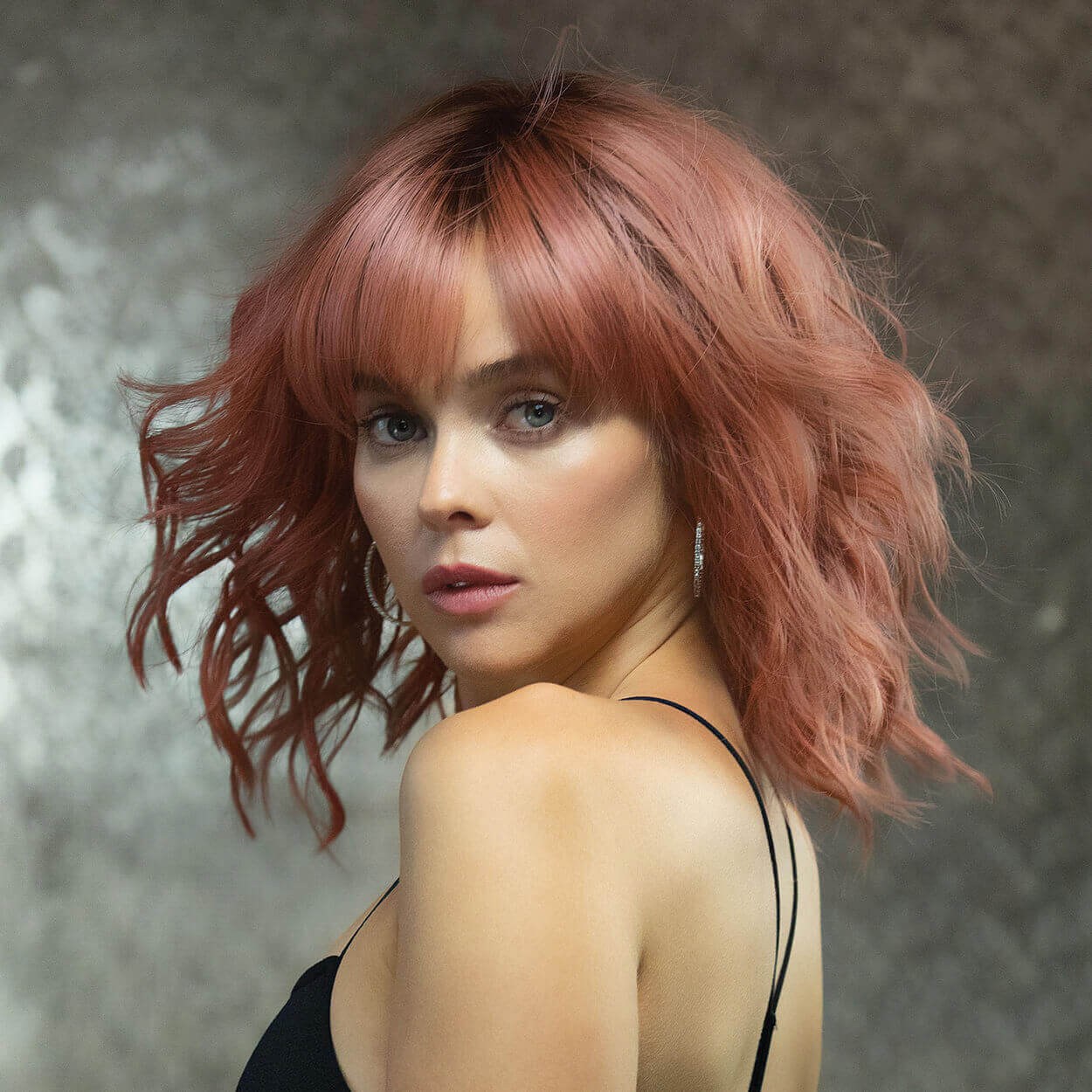 Breezy Wavez by Rene of Paris in Dusty Rose Image 7