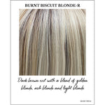 Load image into Gallery viewer, Burnt Biscuit Blonde-R-Dark brown root with a blend of golden blonde, ash blonde and light blonde
