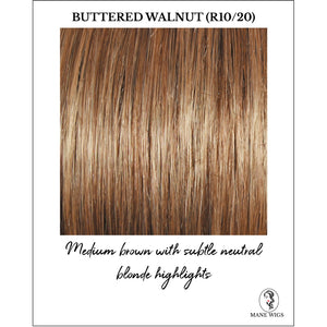 Buttered Walnut (R10/20)-Medium brown with subtle neutral blonde highlights