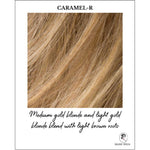 Load image into Gallery viewer, Caramel-R_Medium gold blonde and light gold blonde blend with light brown roots
