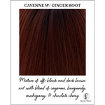 Load image into Gallery viewer, Cayenne w/ Ginger Root-Mixture of off-black and dark brown root with blend of cayenne, burgundy, mahogany, &amp; chocolate cherry
