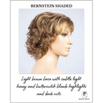 Load image into Gallery viewer, Cesana by Ellen Wille in Bernstein Shaded-Light brown base with subtle light honey and butterscotch blonde highlights and dark roots
