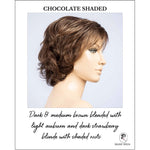 Load image into Gallery viewer, Cesana by Ellen Wille in Chocolate Shaded-Dark &amp; medium brown blended with light auburn and dark strawberry blonde with shaded roots
