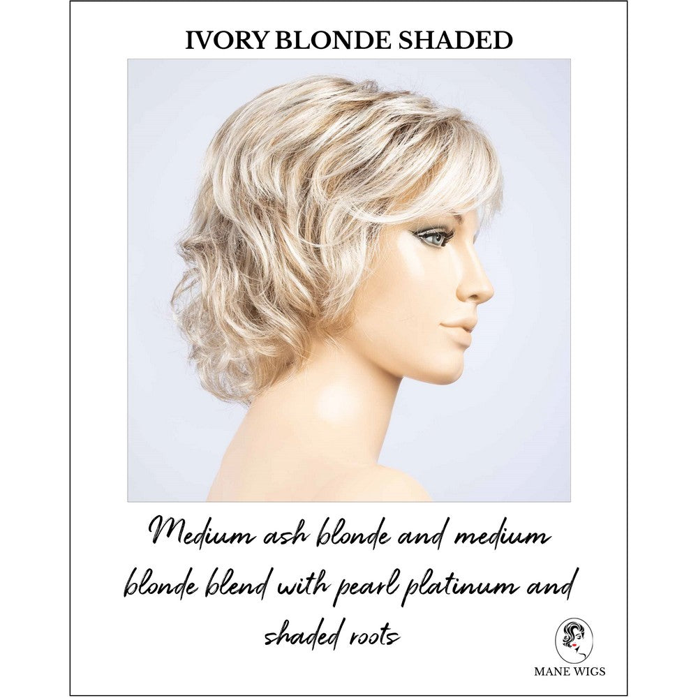 Cesana by Ellen Wille in Ivory Blonde Shaded-Medium ash blonde and medium blonde blend with pearl platinum and shaded roots