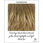 Load image into Gallery viewer, Champagne-Dark beige blonde blend with pale golden blonde highlights and light blonde tips
