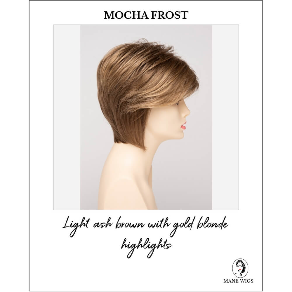 Mocha Frost-Light ash brown with gold blonde highlights