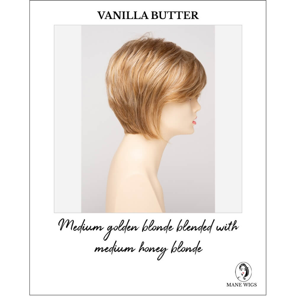 Vanilla Butter-Medium golden blonde blended with medium honey blonde