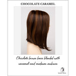 Load image into Gallery viewer, Chelsea By Envy in Chocolate Caramel-Chocolate brown base blended with caramel and medium auburn
