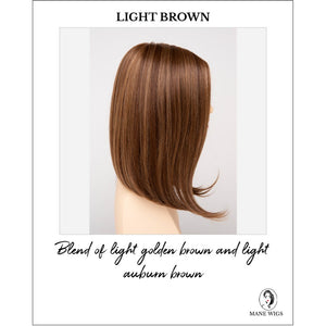 Chelsea By Envy in Light Brown-Blend of light golden brown and light auburn brown
