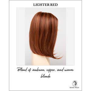 Chelsea By Envy in Lighter Red-Blend of auburn, copper, and warm blonde