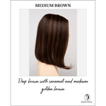 Load image into Gallery viewer, Chelsea By Envy in Medium Brown-Deep brown with caramel and medium golden brown
