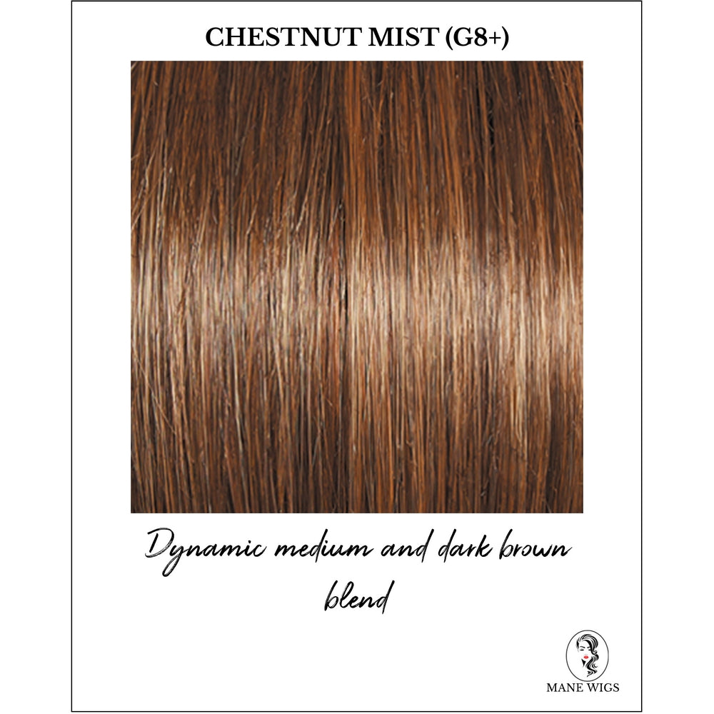 Chestnut Mist (G8+)-Dynamic medium and dark brown blend
