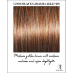 Load image into Gallery viewer, Chocolate Caramel (GL27/29)-Medium golden brown with medium auburn and copper highlights
