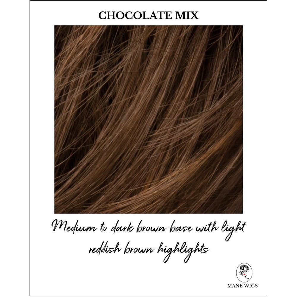 Chocolate Mix-Medium to dark brown base with light reddish brown highlights