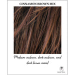 Load image into Gallery viewer, Cinnamon Brown Mix-Medium auburn, dark auburn, and dark brown mixed
