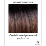 Load image into Gallery viewer, Cinnamon Toffee-R-A neutral to warm light brown with dark brown roots
