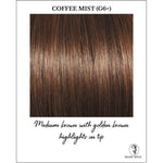 Load image into Gallery viewer, Coffee Mist (G6+)-Medium brown with golden brown highlights on top
