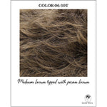 Load image into Gallery viewer, COLOR 06/10T-Medium brown tipped with pecan brown
