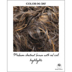 Load image into Gallery viewer, COLOR 06/28F-Medium chestnut brown with red soil highlights
