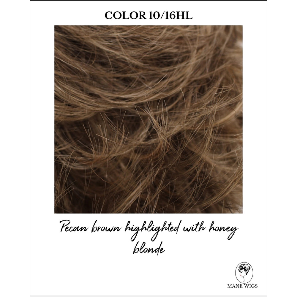 COLOR 10/16HL-Pecan brown highlighted with honey blonde