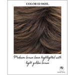 Load image into Gallery viewer, COLOR 12/06HL-Medium brown base highlighted with light golden brown
