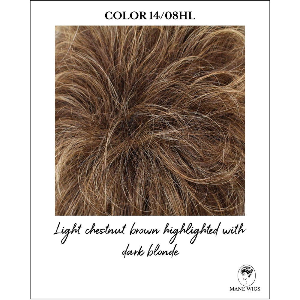 COLOR 14/08HL-Light chestnut brown highlighted with dark blonde