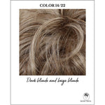 Load image into Gallery viewer, COLOR 14/22-Dark blonde and beige blonde

