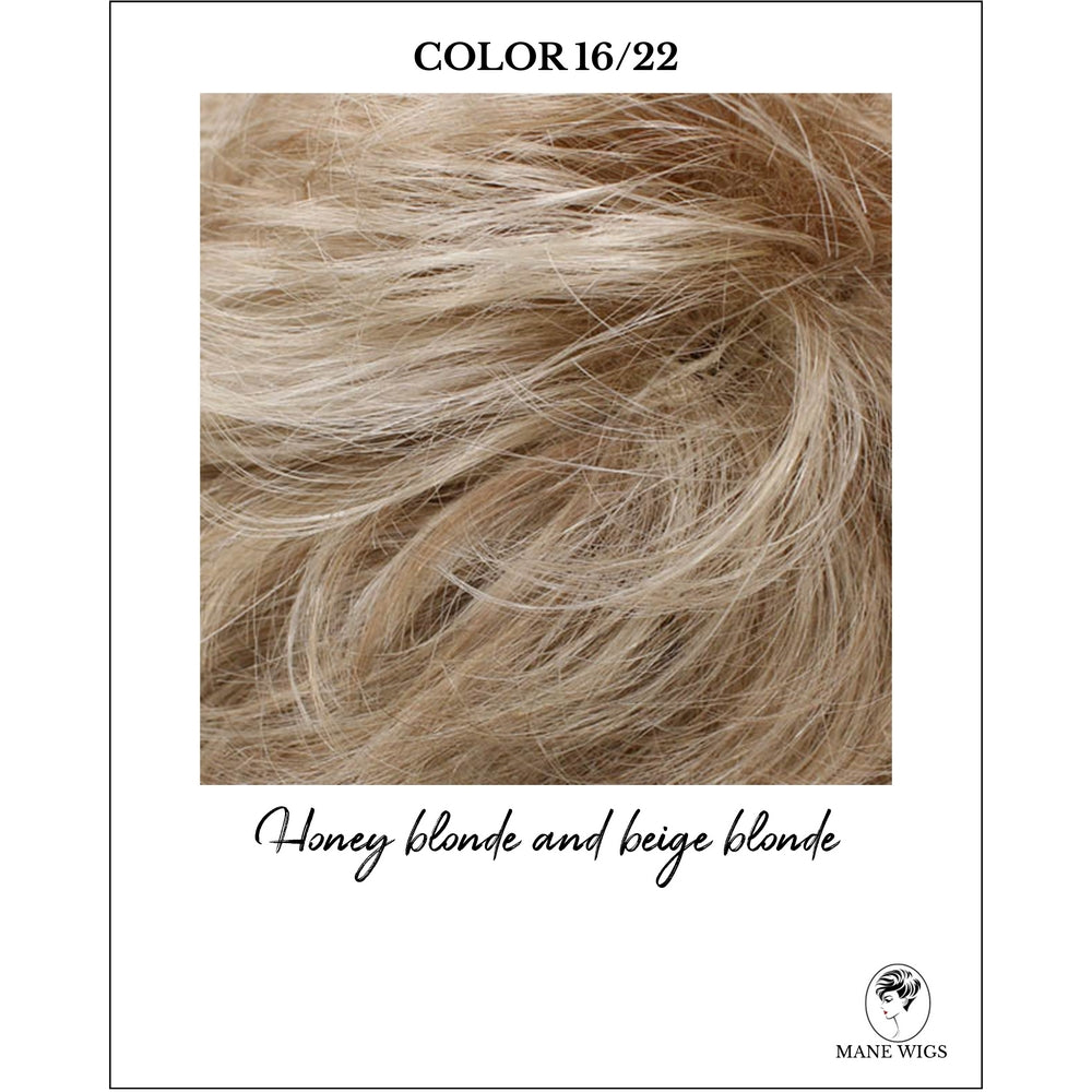 COLOR 16/22-Honey blonde and beige blonde