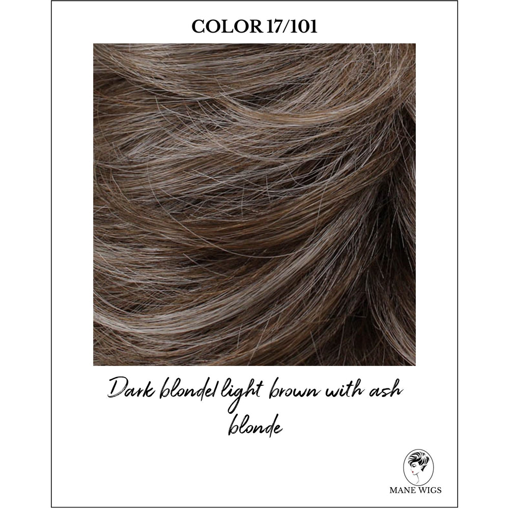 COLOR 17/101-Dark blonde/light brown with ash blonde