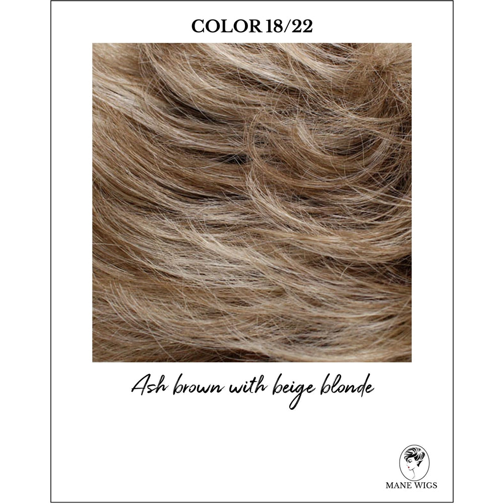 COLOR 18/22-Ash brown with beige blonde