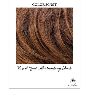 COLOR 30/27T-Russet tipped with strawberry blonde