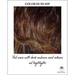 Load image into Gallery viewer, COLOR 32/33/40F-Red wine with dark auburn and intense red highlights
